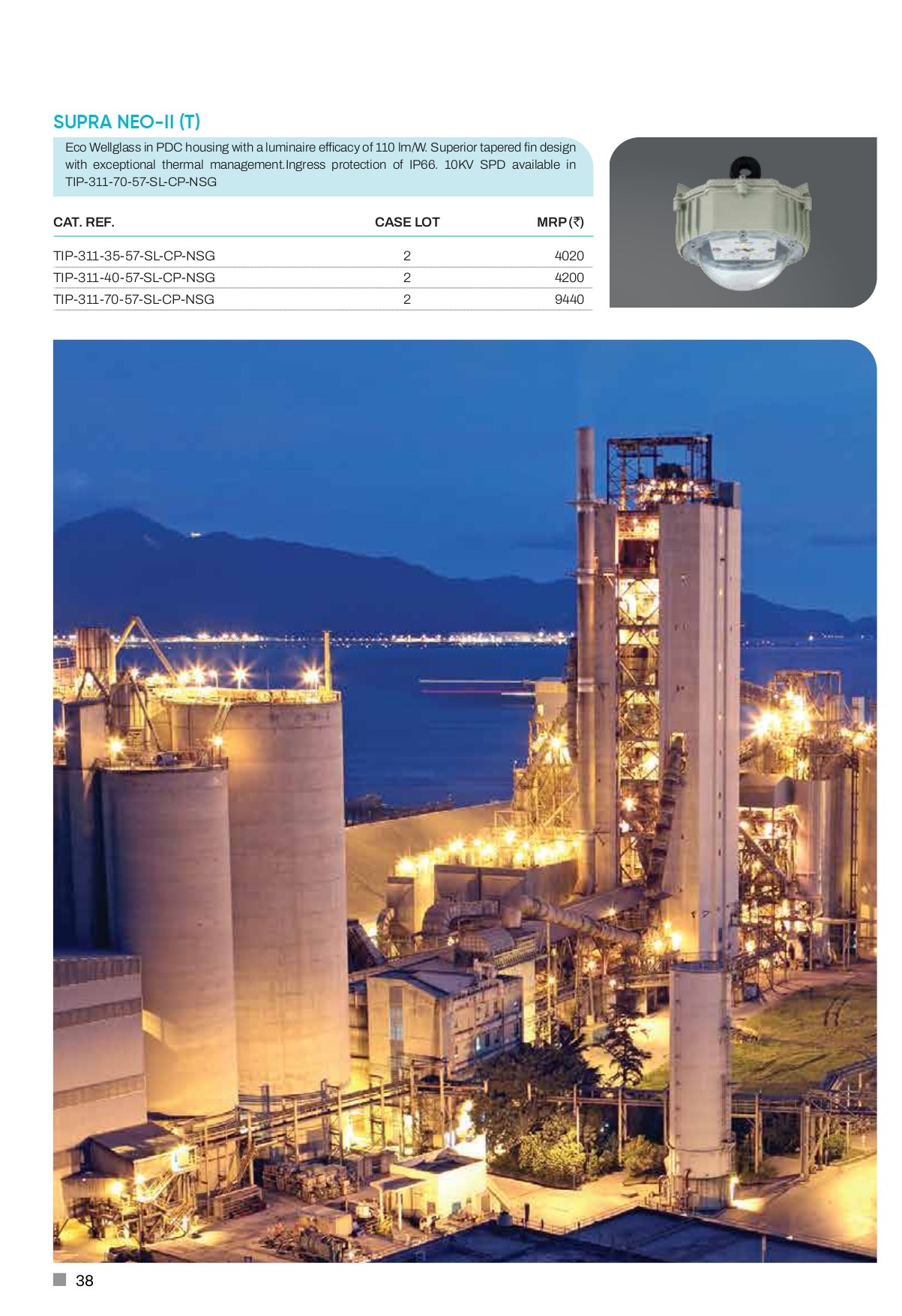 Crompton Led Wellglass